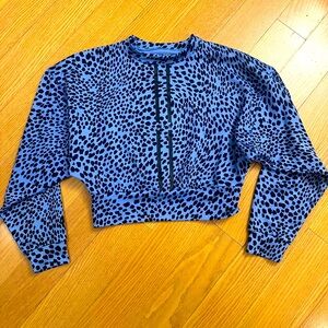 Jo + Jax YL (12) cropped long sleeve top Dance Athletic